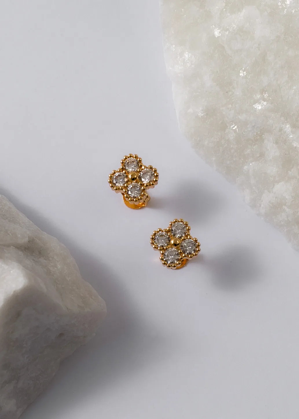 Aretes Clover Motif CRISTAL