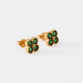 Aretes Clover Motif VERDE