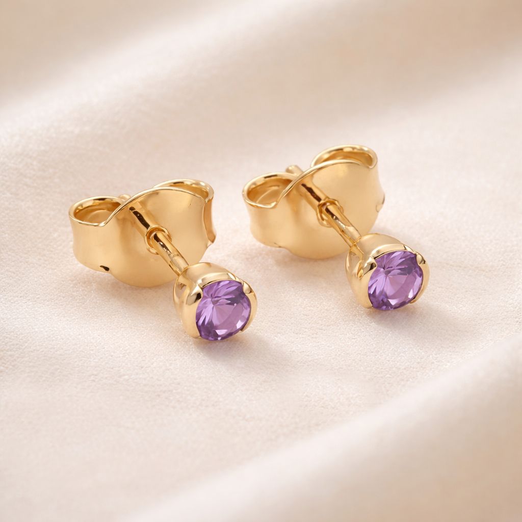 Topos circon Morado 2mm