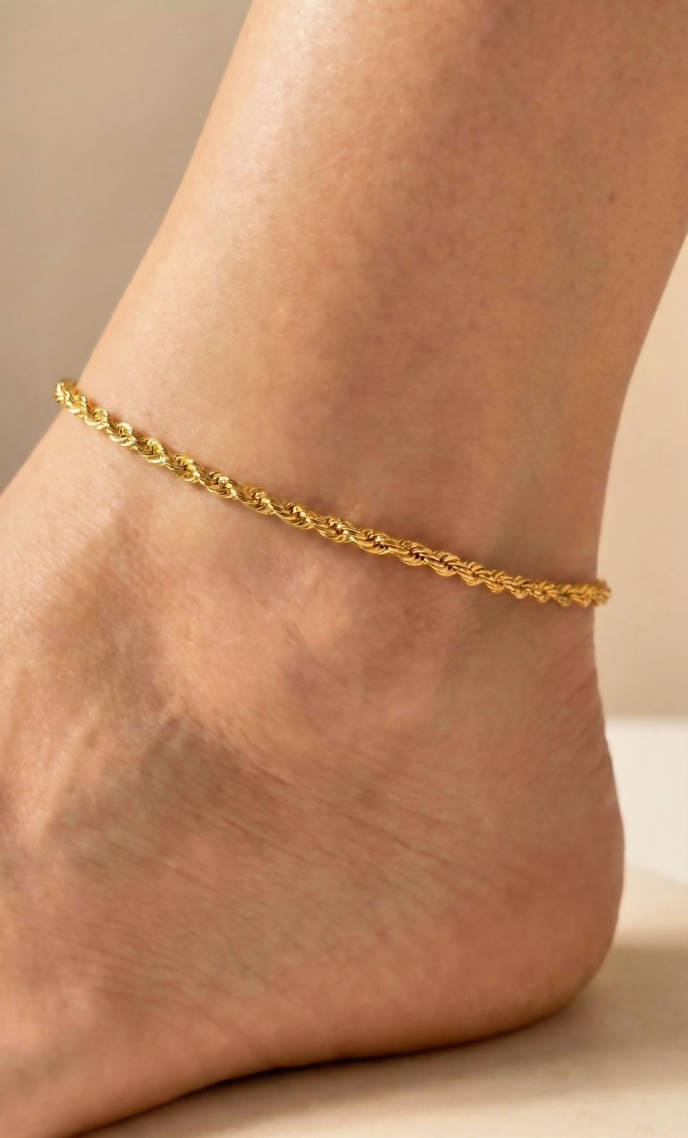 Tobillera tejido lazo