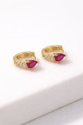 Candongas Gota Fucsia 13MM