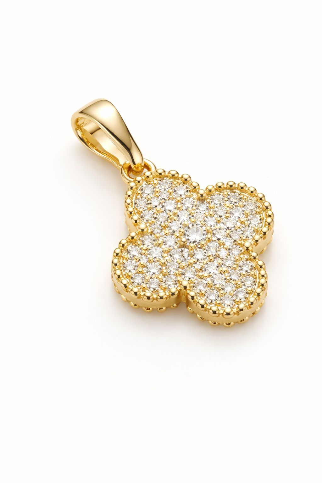 Dije Trébol Imperial Grande 14x21mm