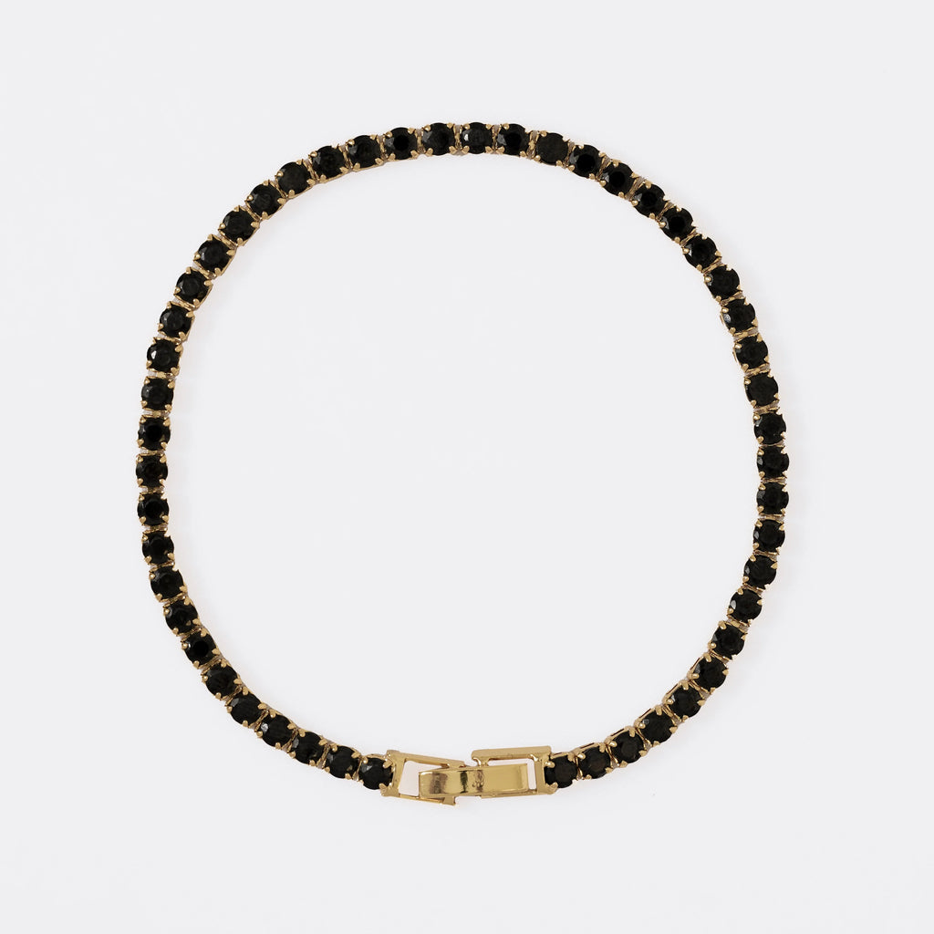 Pulsera Circonias Negra