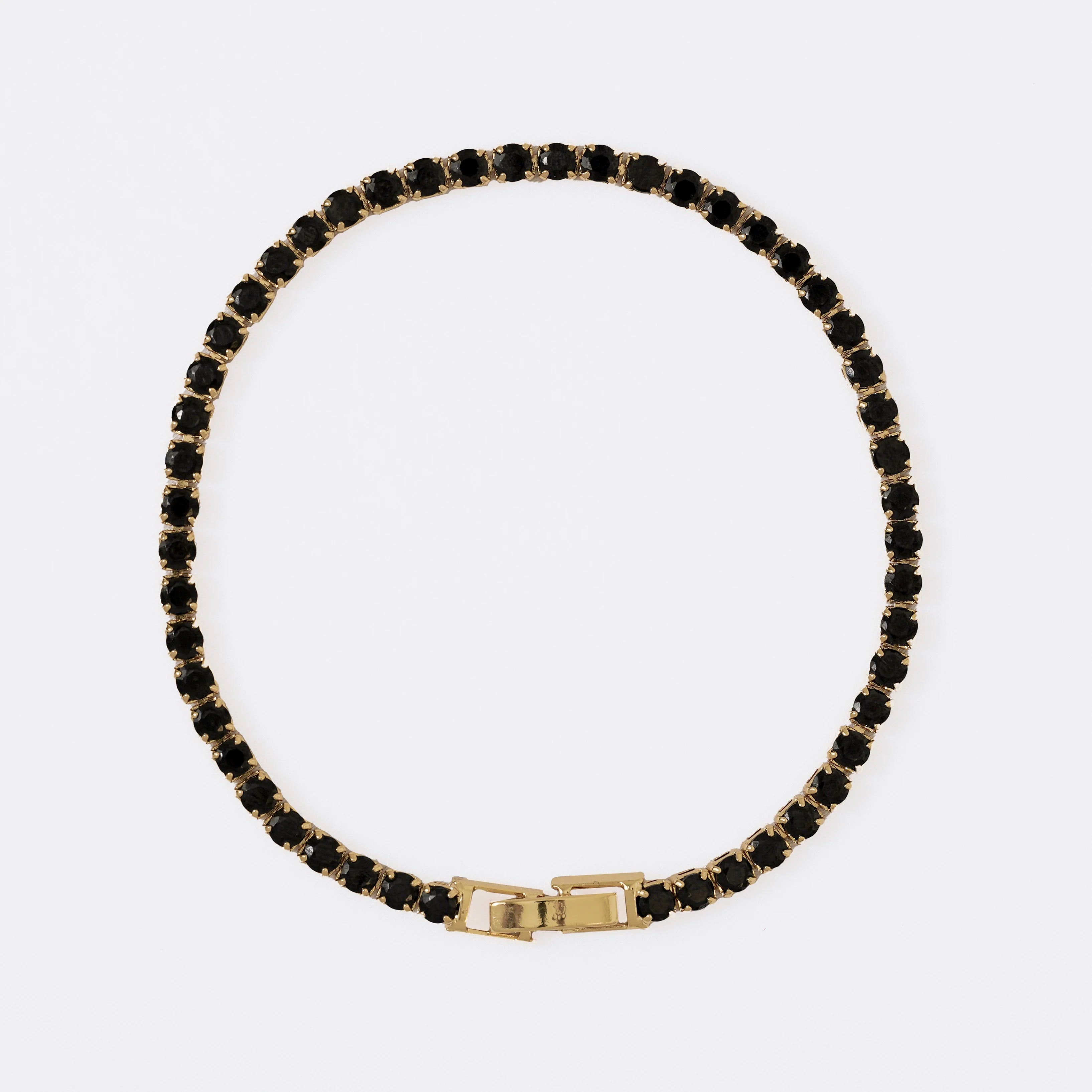 Pulsera Circonias Negra