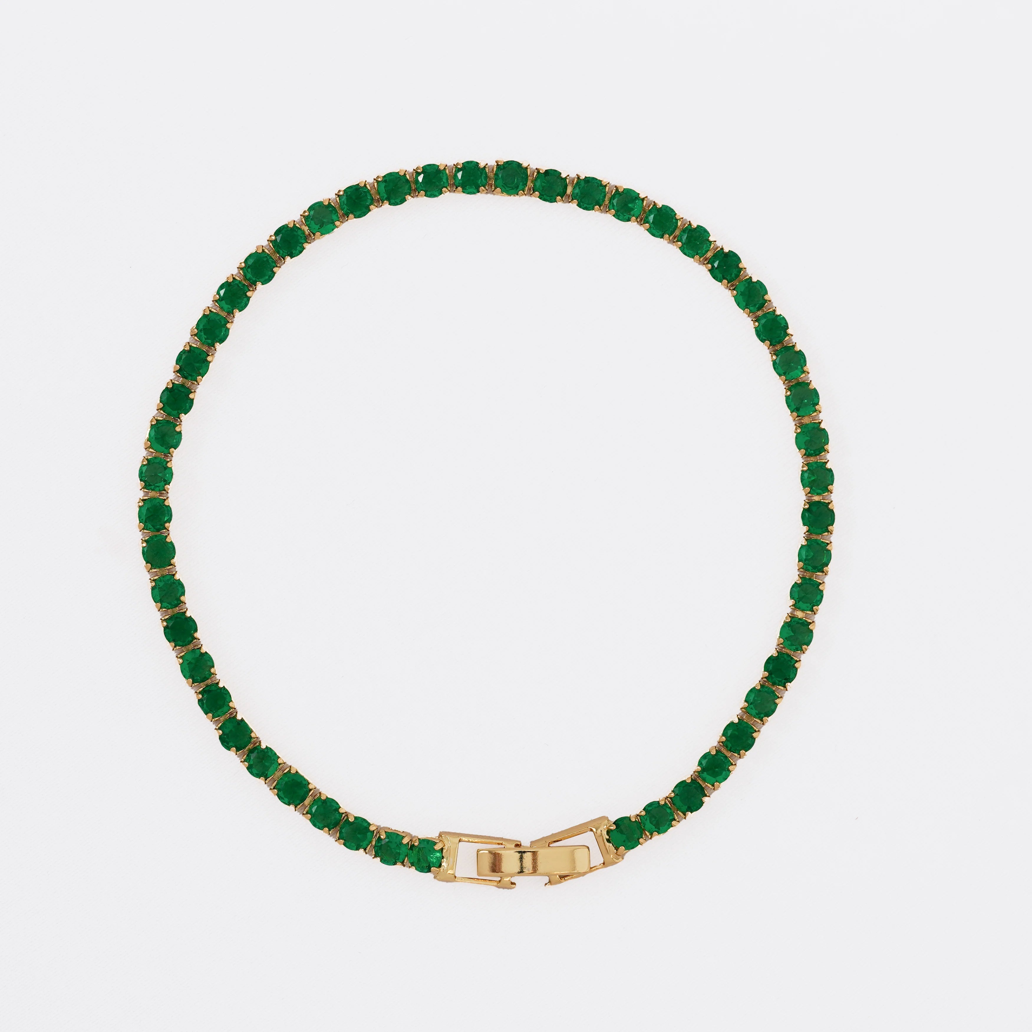 Pulsera Circonias Verde